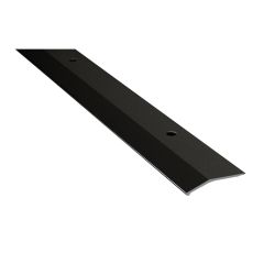Barre de transition biseautée, 1 1/2" x 36", noir mat