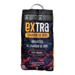 Briquettes de charbon de bois, 100% naturel, 4 kg