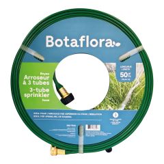 Boyau d'arrosage à trois tubes, 50'