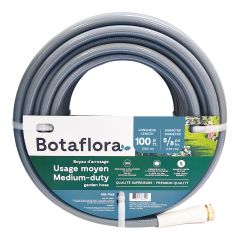 Boyau d'arrosage, 5/8" x 100', 4 plis, raccords laiton