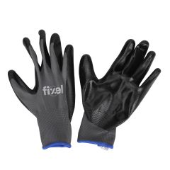 Gants de travail, paume en nitrile, très grand ,10/pqt