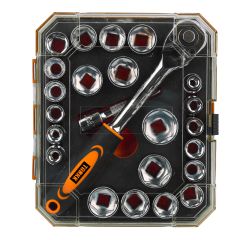 Socket Wrench Set - 3/8" Drive - 24 Pieces