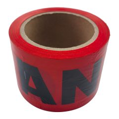 Ruban de sécurité « DANGER », plastique, 3" x 300', rouge