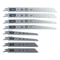 Reciprocating Saw Blades Set - Wood/Metal - 8-Piece