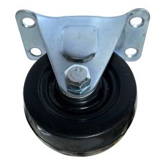 Rigid Caster - Rubber - 2" - 57kg Load Capacity