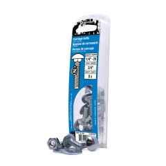 Carriage Bolts - 1/4" x 3/4" - Zinc-Plated - 8/Pkg