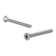 Stainless Steel Machine Screws - #6-32 x 1/2" - Type B - 7/Pkg