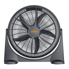Ventilateur de plancher robuste 20 po, 3 vitesses, noir mat