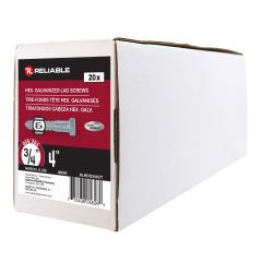 Lag Bolts - 3/4" x 4" - Galvanized - 20/Pkg