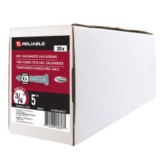Lag Bolts - 3/4" x 5" - Galvanized - 20/Pkg