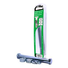 Bolts with Nuts and Washers - 7/16" x 4-1/2" - Grade 2 - 2/Pkg