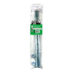 Bolts with Nuts and Washers - 1/2" x 12" - Grade 2 - 2/Pkg