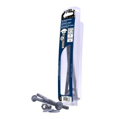 Carriage Bolts - 1/4" x 5" - Hot-Dip Galvanized - 3/Pkg