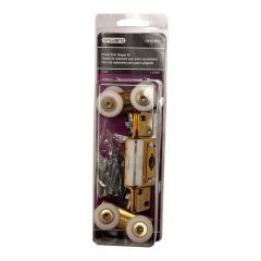 Pocket Door Hanger Kit - Snap-In - Gold Finish