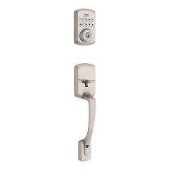 Electronic Handleset - Keypad Deadbolt - Satin Nickel