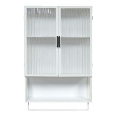 Medicine Cabinet with Towel Bar - 19 3/4" x 31 1/2" - White