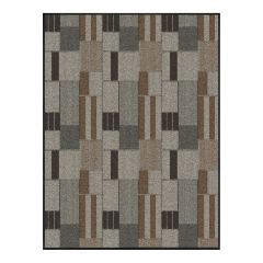 Bricks Pattern Area Rug - 36" x 48" - Grey Shell