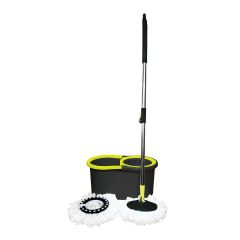 Spin Mop Kit - Microfibre - with Replacement Head