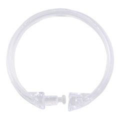 Shower Curtain Rings - Transparent PS - 2.16" - 12/Pkg