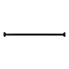 Shower Curtain Rod - 39" to 70" - Black Stainless Steel