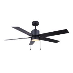 Ceiling Fan - 52" - Integrated LED 20W - Matte Black