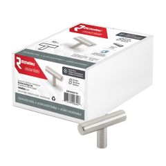 T-Handle Cabinet Knob - Stainless Steel - 8/Pkg