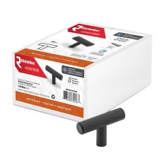 T-Handle Cabinet Knob - Matte Black - 8/Pkg