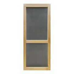 Linea Screen Door - 33" x 81" - Natural Pine