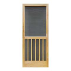 Heritage Screen Door - 33" x 81" - Natural Pine