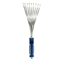 Hand Garden Rake - Stainless Steel - Ergonomic Handle