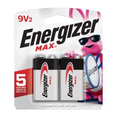 Piles Max Energizer, 9 V, 2/pqt