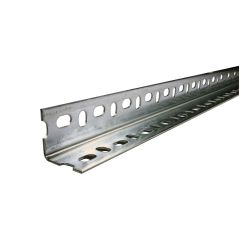 Galvanized slotted angle - 1 1/2" x 48"