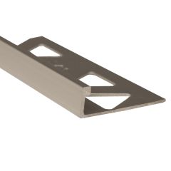 Aluminum edge - 3/8" x 8' - Anod clear