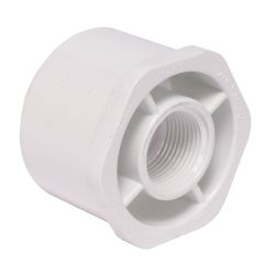 PVC Bushing - 1 1/4" x 1 1/2" - White