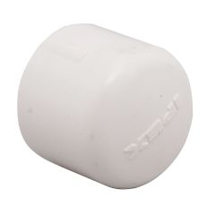 Adhesive Female Cap - 1" - White