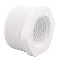 S40 PVC Threaded Bushing - 1" x 3/4"
