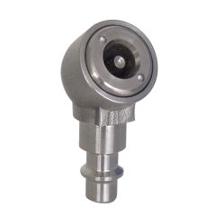 Ball foot tire chuck and plug