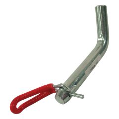 Pull pin with clip grip