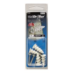 WallDriller Nylon #6 (+ Screws) Anchors (4)