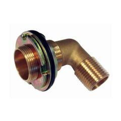 Brass Shower Stall Elbow 1/2"