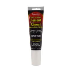 Ciment pour poêle et joint d'étanchéité, Noir, 2.7 oz