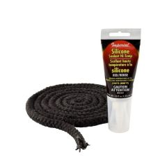 Trousse de joint de remplacement en fibre de verre, Noir, 5/8" x 7'