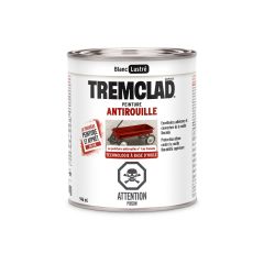 Tremclad Oil Based Rust Paint - Gloss - White - 946 ml