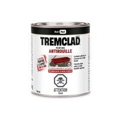 Tremclad Oil Based Rust Paint - Matte - Black - 946 ml