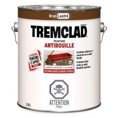 Tremclad Oil Based Rust Paint - Gloss - Brown - 3.78 l