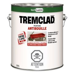 Tremclad Oil Based Rust Paint - Gloss - Green - 3.78 l