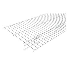 Tablette grillagée, modèle PS, tringle à glissement continu, 16" x 96"