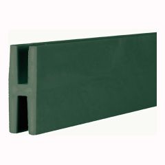 PVC Division Trim - Dark Green - 2 1/4" x 3/4" x 98"