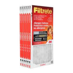 Filtre micro allergène, 1" x 11" x 20"
