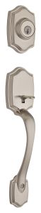 Brentwood Latch Handles, Elements Series, Satin Nickel